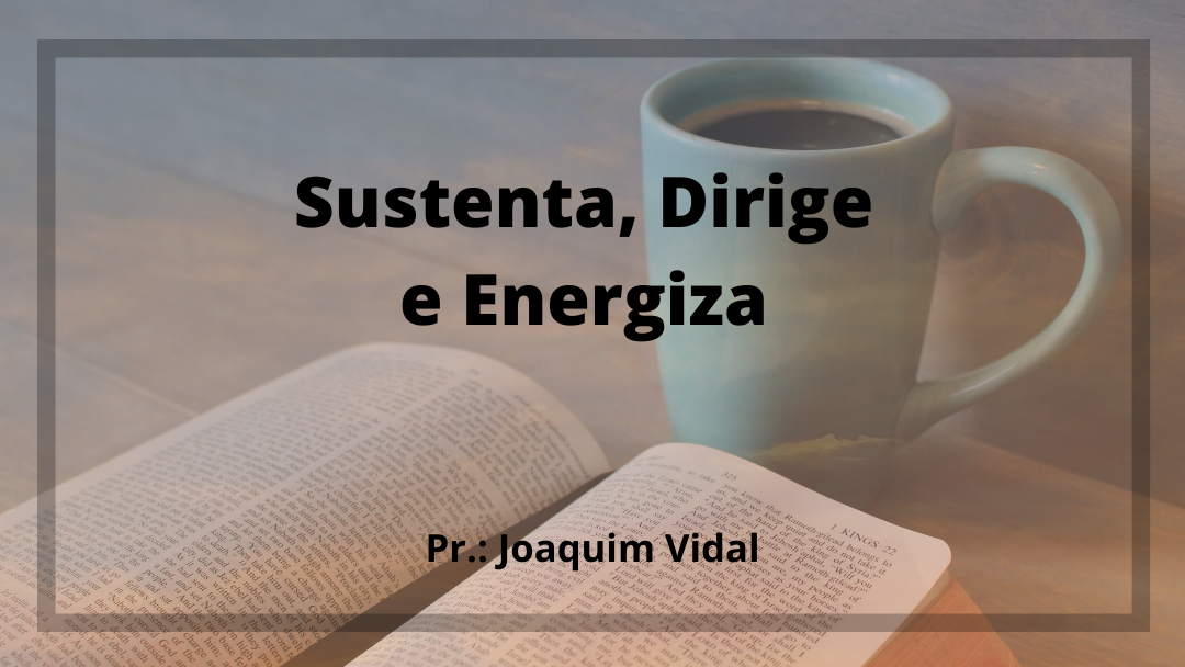 Sustenta Dirige e Energiza capa - Sustenta, Dirige e Energiza